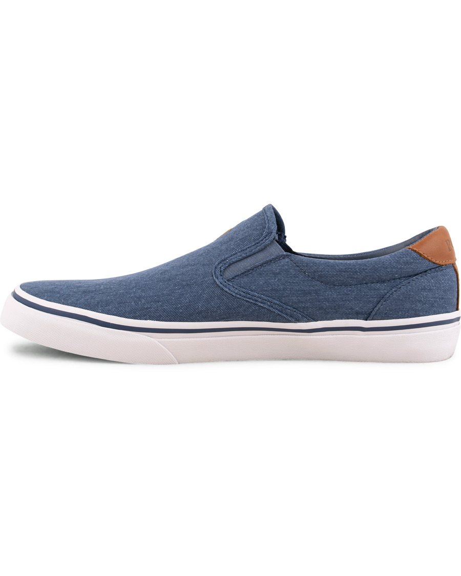 Heren | Polo Ralph Lauren Thompson Slip On Sneaker Newport Navy | Polo Ralph Lauren | Thompson Slip On Sneaker Newport Navy