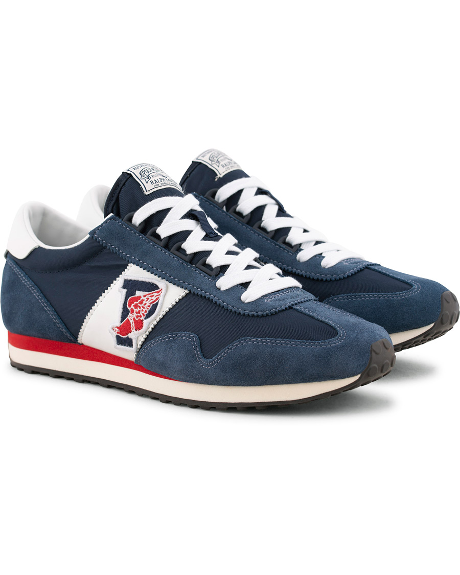 Heren | Polo Ralph Lauren Train 90 Running Sneaker Newport Navy | Polo Ralph Lauren | Train 90 Running Sneaker Newport Navy