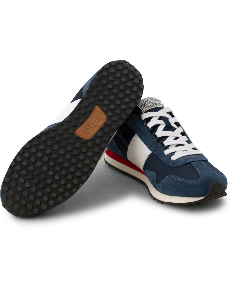 Heren | Polo Ralph Lauren Train 90 Running Sneaker Newport Navy | Polo Ralph Lauren | Train 90 Running Sneaker Newport Navy