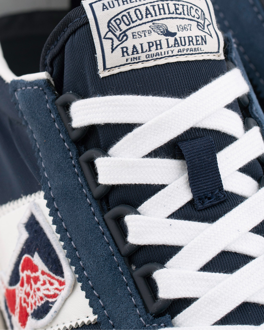 Heren | Polo Ralph Lauren Train 90 Running Sneaker Newport Navy | Polo Ralph Lauren | Train 90 Running Sneaker Newport Navy