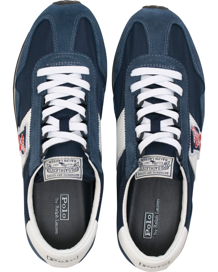 Heren | Polo Ralph Lauren Train 90 Running Sneaker Newport Navy | Polo Ralph Lauren | Train 90 Running Sneaker Newport Navy