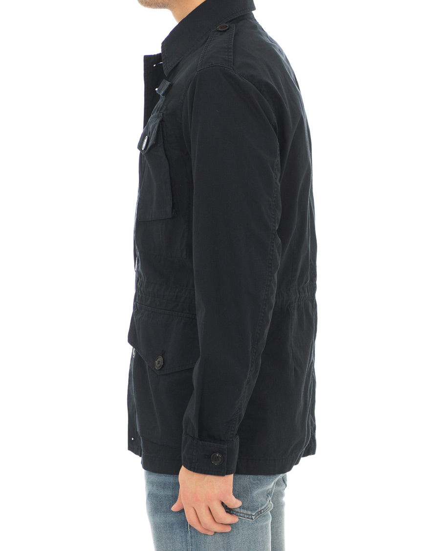 Homme | Manteaux Et Vestes | Aspesi | Vancouver Cotton Field Jacket Navy