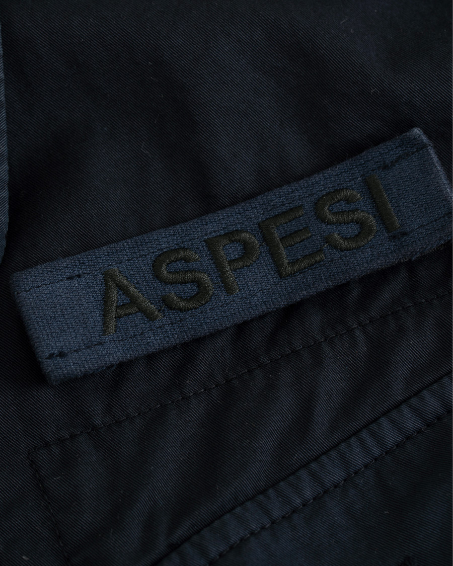 Homme | Manteaux Et Vestes | Aspesi | Vancouver Cotton Field Jacket Navy
