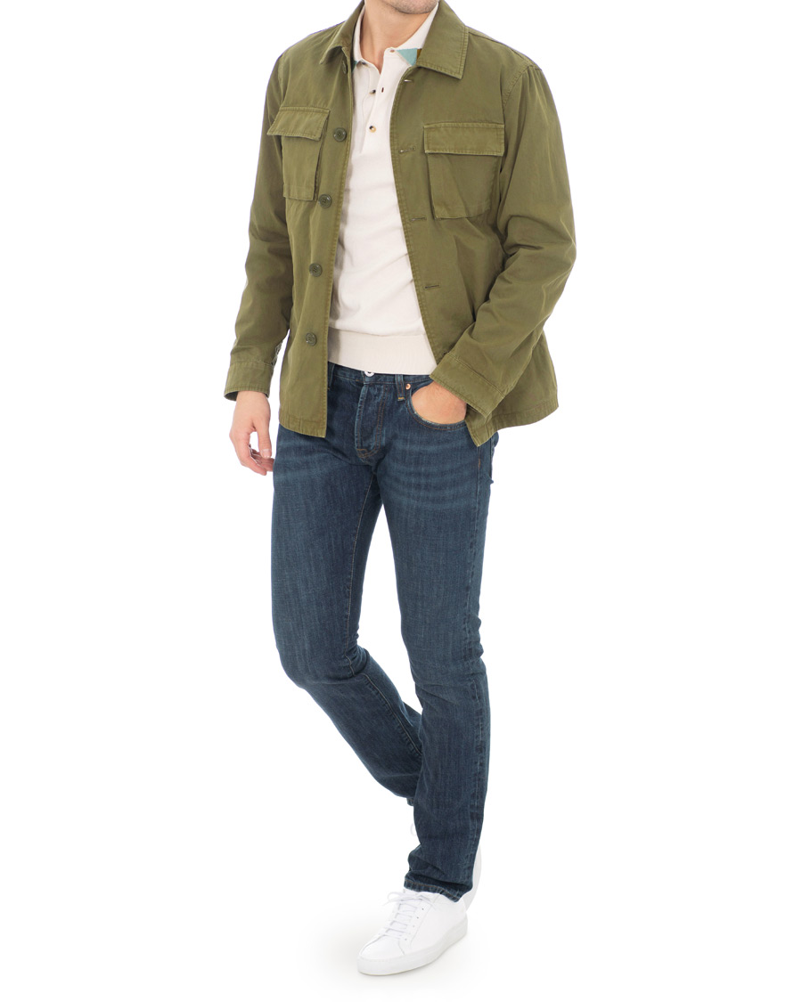 Homme | Manteaux Et Vestes | Aspesi | Tigre Summer Cotton Jacket Military Green