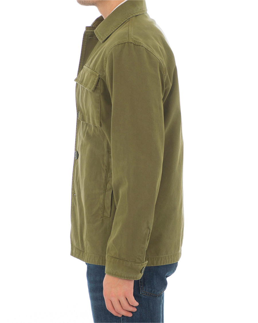 Homme | Manteaux Et Vestes | Aspesi | Tigre Summer Cotton Jacket Military Green