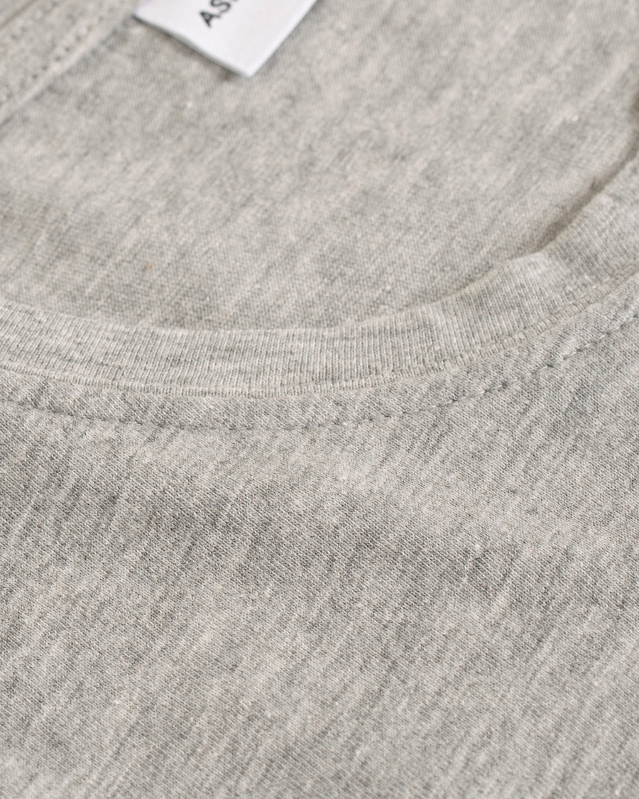 Homme | T-shirts | Aspesi | Cotton Pocket T-shirt Light Grey