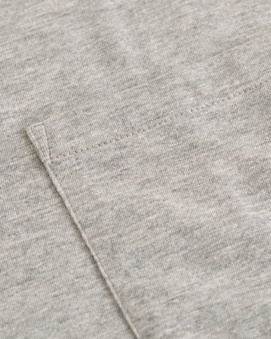 Homme | T-shirts | Aspesi | Cotton Pocket T-shirt Light Grey