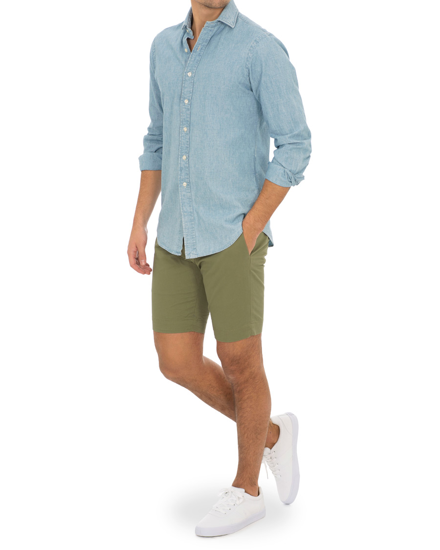 Homme | Shorts | Polo Ralph Lauren | Tailored Slim Fit Shorts Spanish Green
