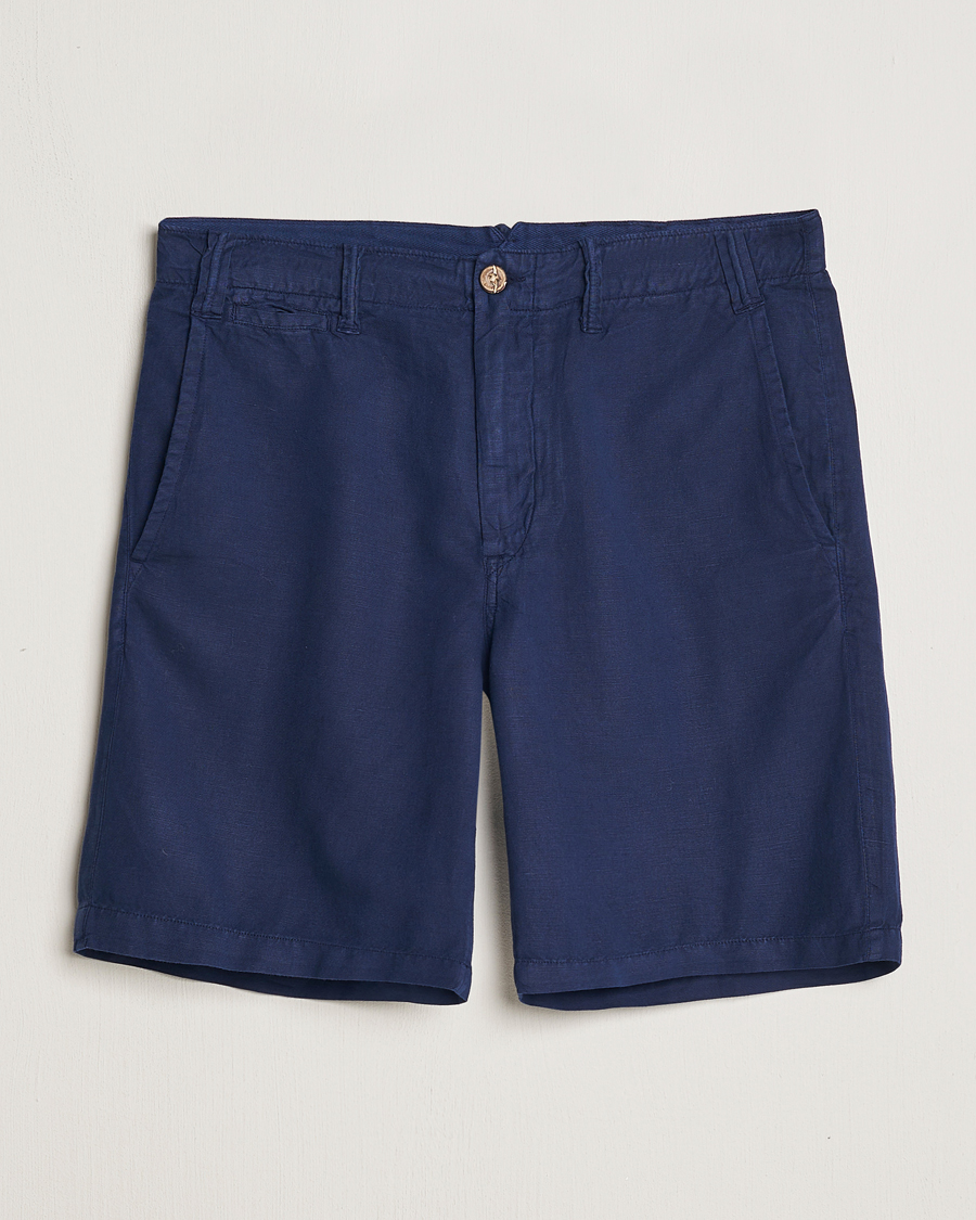 Heren | Korte broek | Polo Ralph Lauren | Cotton/Linen Shorts Newport Navy