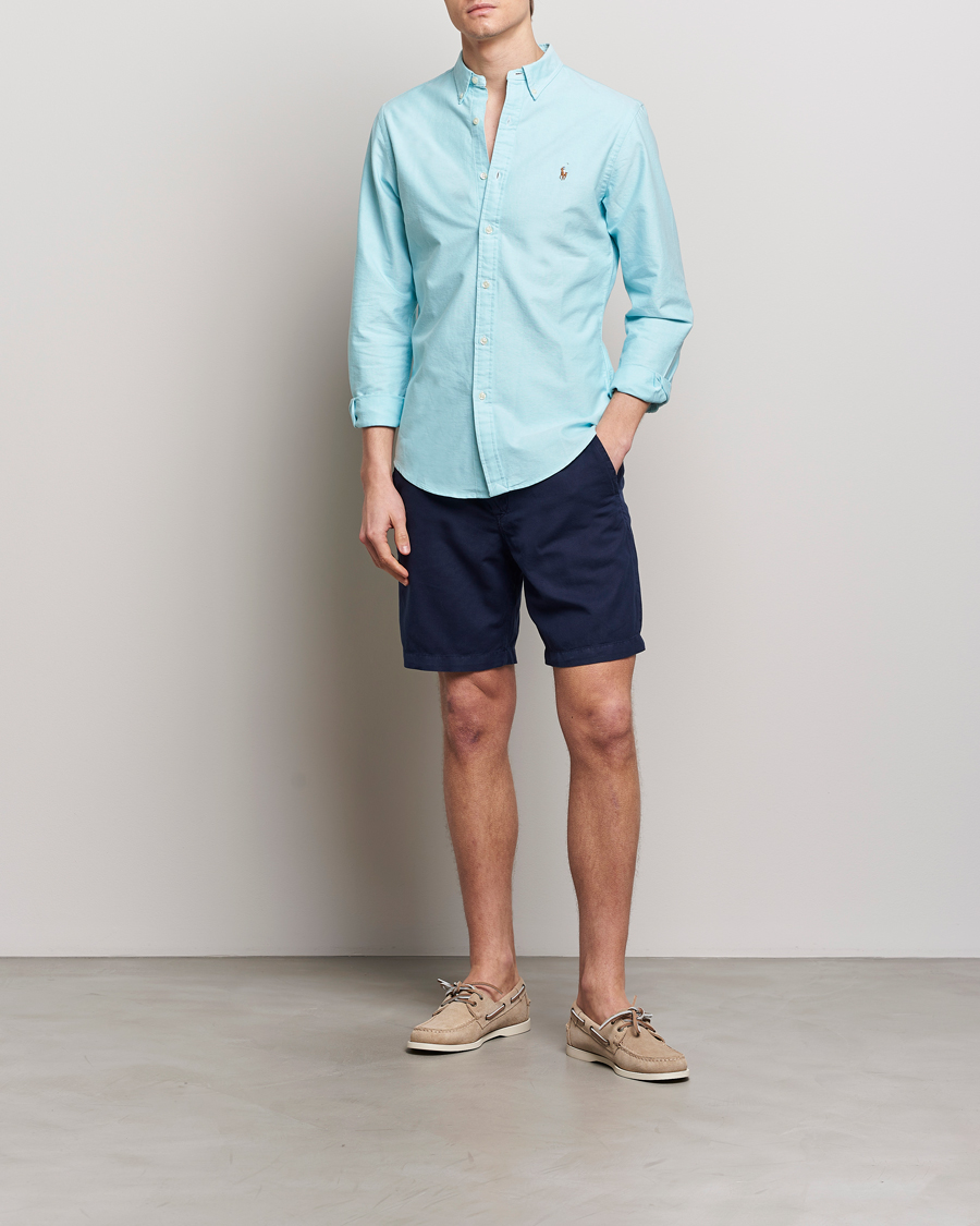 Heren | Korte broek | Polo Ralph Lauren | Cotton/Linen Shorts Newport Navy