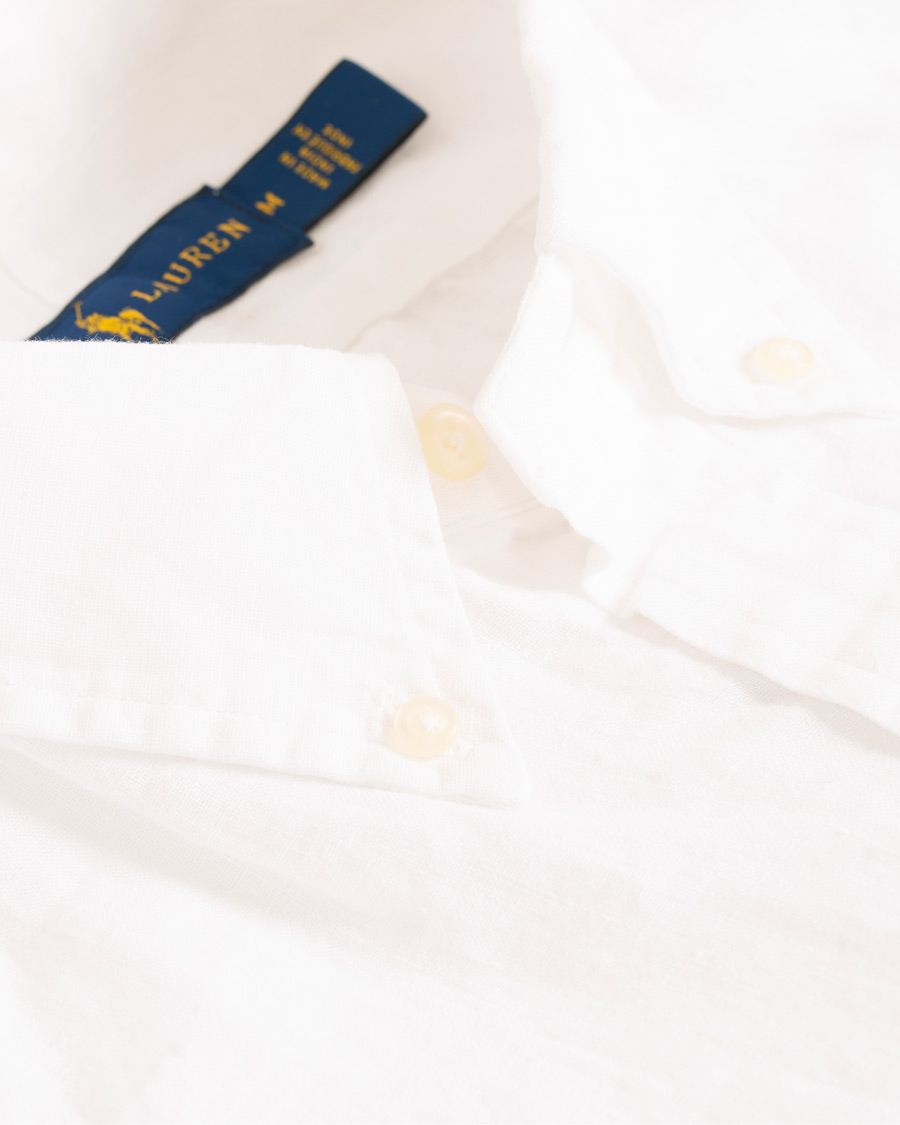 Homme | Chemises | Polo Ralph Lauren | Core Fit Linen Shirt Pure White