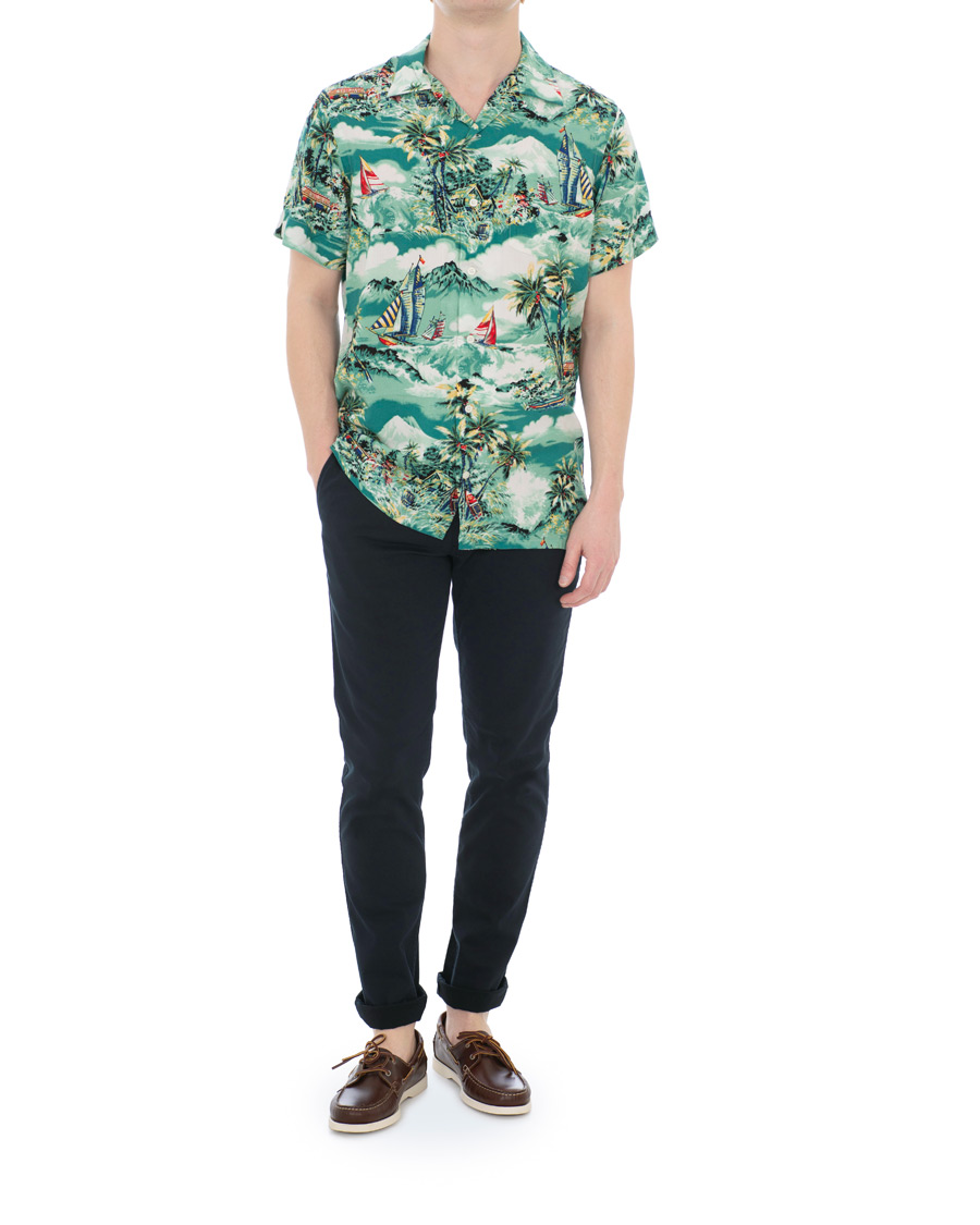 Heren | Overhemden | Polo Ralph Lauren | Core Fit Camp Collar Hawaii Shirt Stormy Tropical