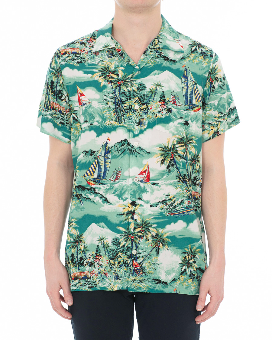 Heren | Overhemden | Polo Ralph Lauren | Core Fit Camp Collar Hawaii Shirt Stormy Tropical