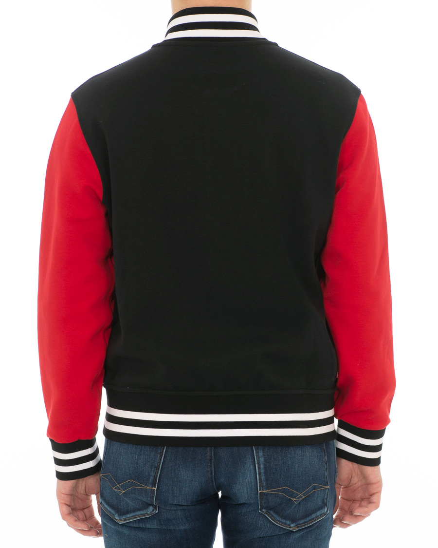 Heren | Jassen | Polo Ralph Lauren | Baseball Hybrid Jacket Black/Red