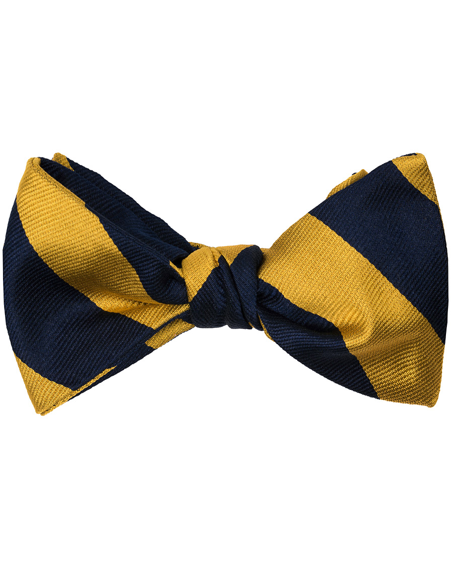 Homme | Polo Ralph Lauren Preppy Stripe Bowtie Gold/Navy | Polo Ralph Lauren | Preppy Stripe Bowtie Gold/Navy