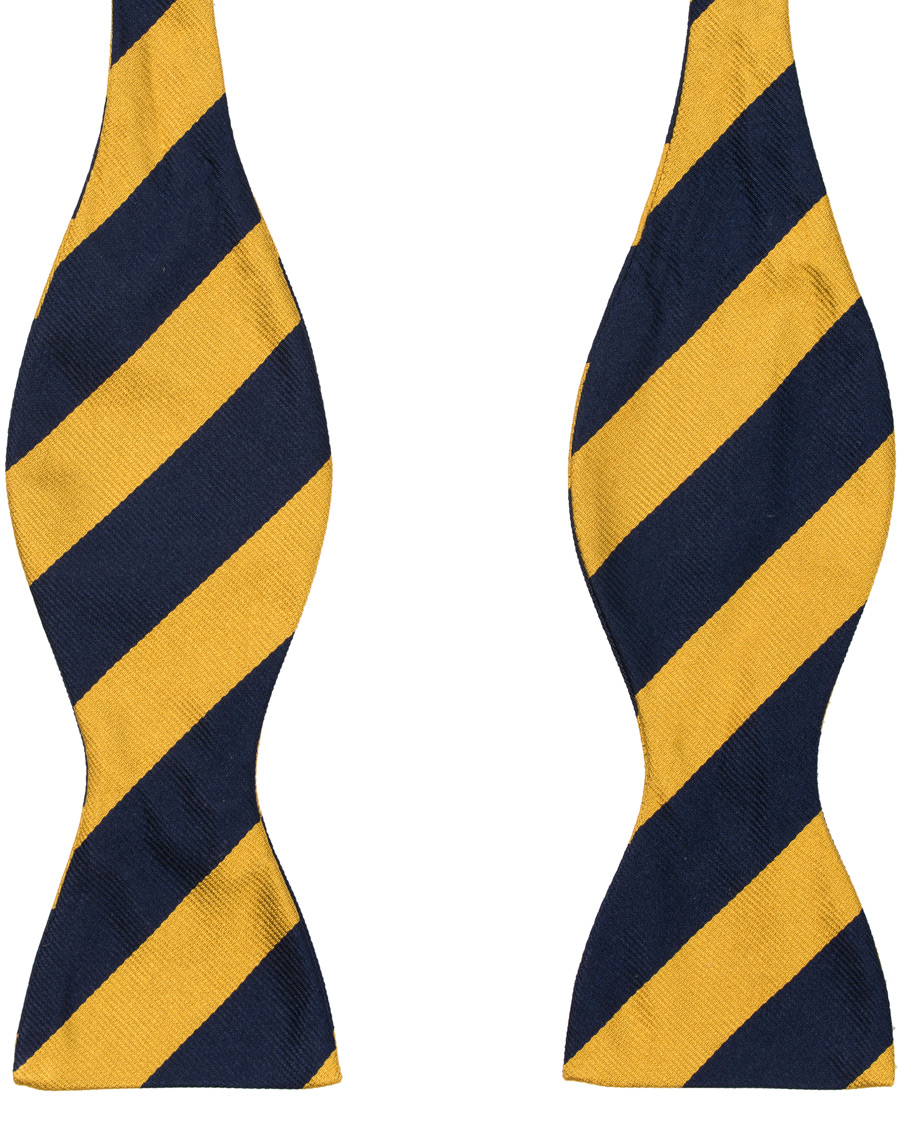 Homme | Polo Ralph Lauren Preppy Stripe Bowtie Gold/Navy | Polo Ralph Lauren | Preppy Stripe Bowtie Gold/Navy