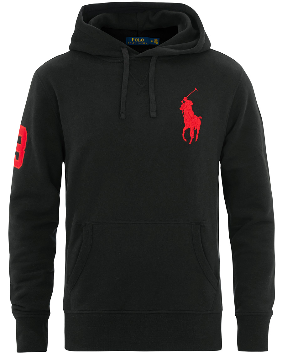 Homme | Pulls Et Tricots | Polo Ralph Lauren | Big Pony Hoodie Black