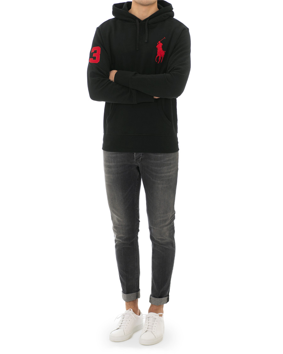 Homme | Pulls Et Tricots | Polo Ralph Lauren | Big Pony Hoodie Black