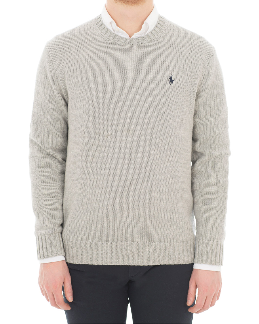 Homme | Pulls Et Tricots | Polo Ralph Lauren | Cotton Crew Neck Pullover Andover Grey