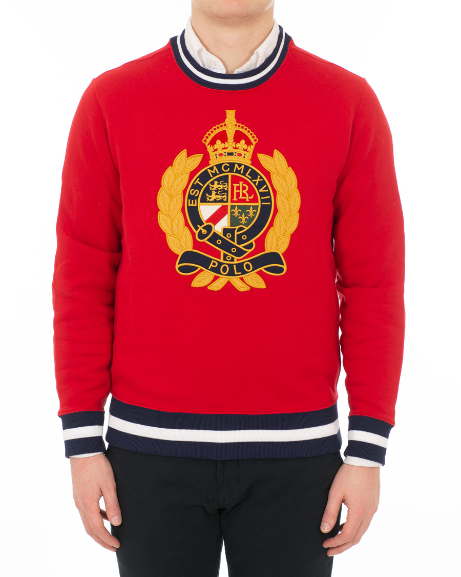 Homme | Pulls Et Tricots | Polo Ralph Lauren | Crest Sweatshirt Red