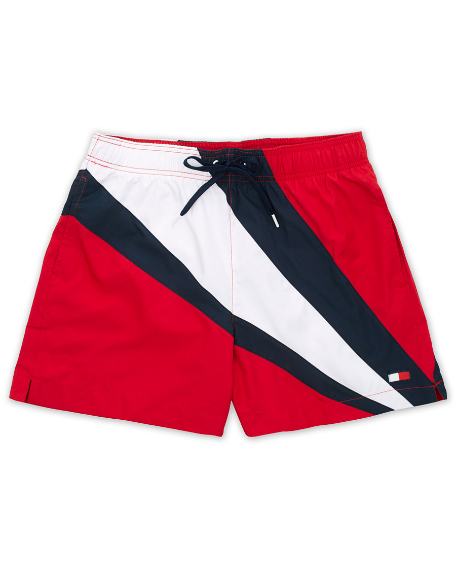Homme | Maillots De Bain | Tommy Hilfiger | Tommy Archive Medium Drawstring Tango Red