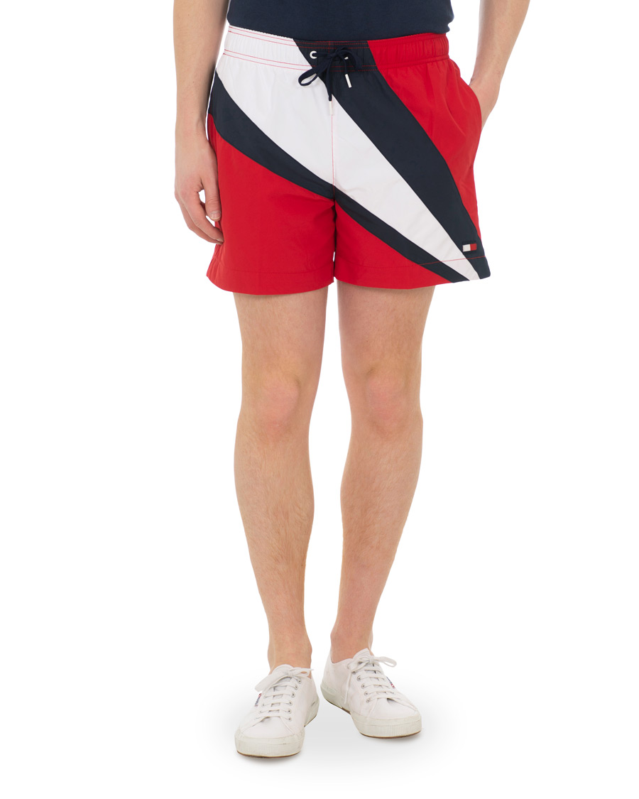 Homme | Maillots De Bain | Tommy Hilfiger | Tommy Archive Medium Drawstring Tango Red