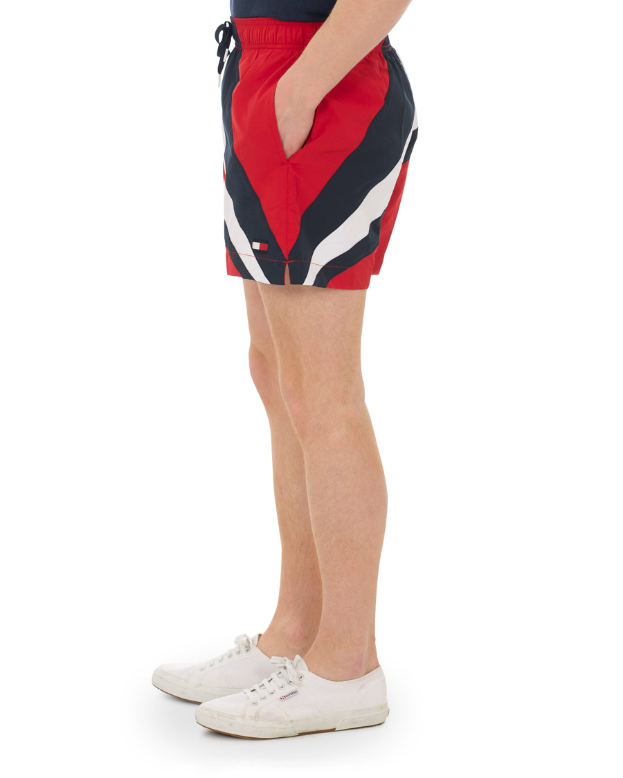 Homme | Maillots De Bain | Tommy Hilfiger | Tommy Archive Medium Drawstring Tango Red