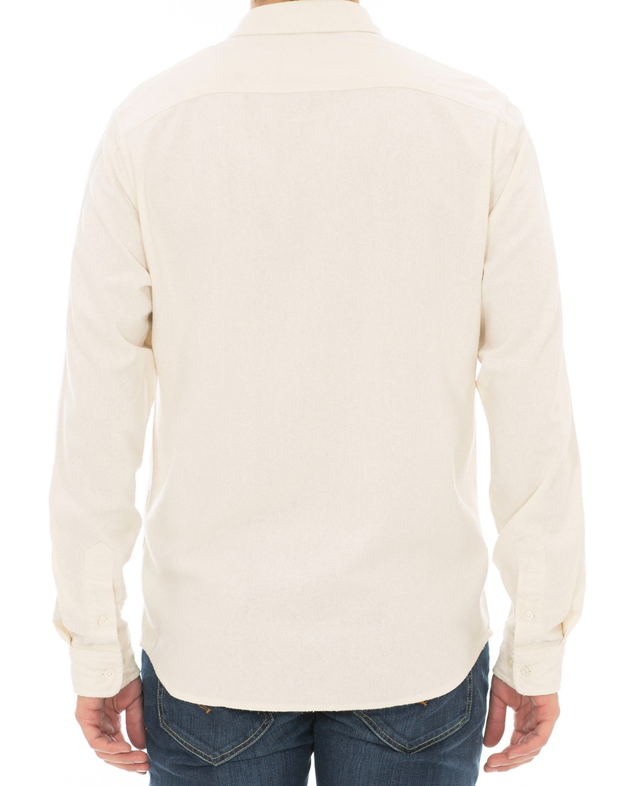 Homme | Chemises | NN07 | Alberto Silk Nep Shirt Ivory