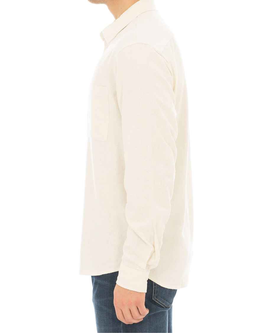 Homme | Chemises | NN07 | Alberto Silk Nep Shirt Ivory