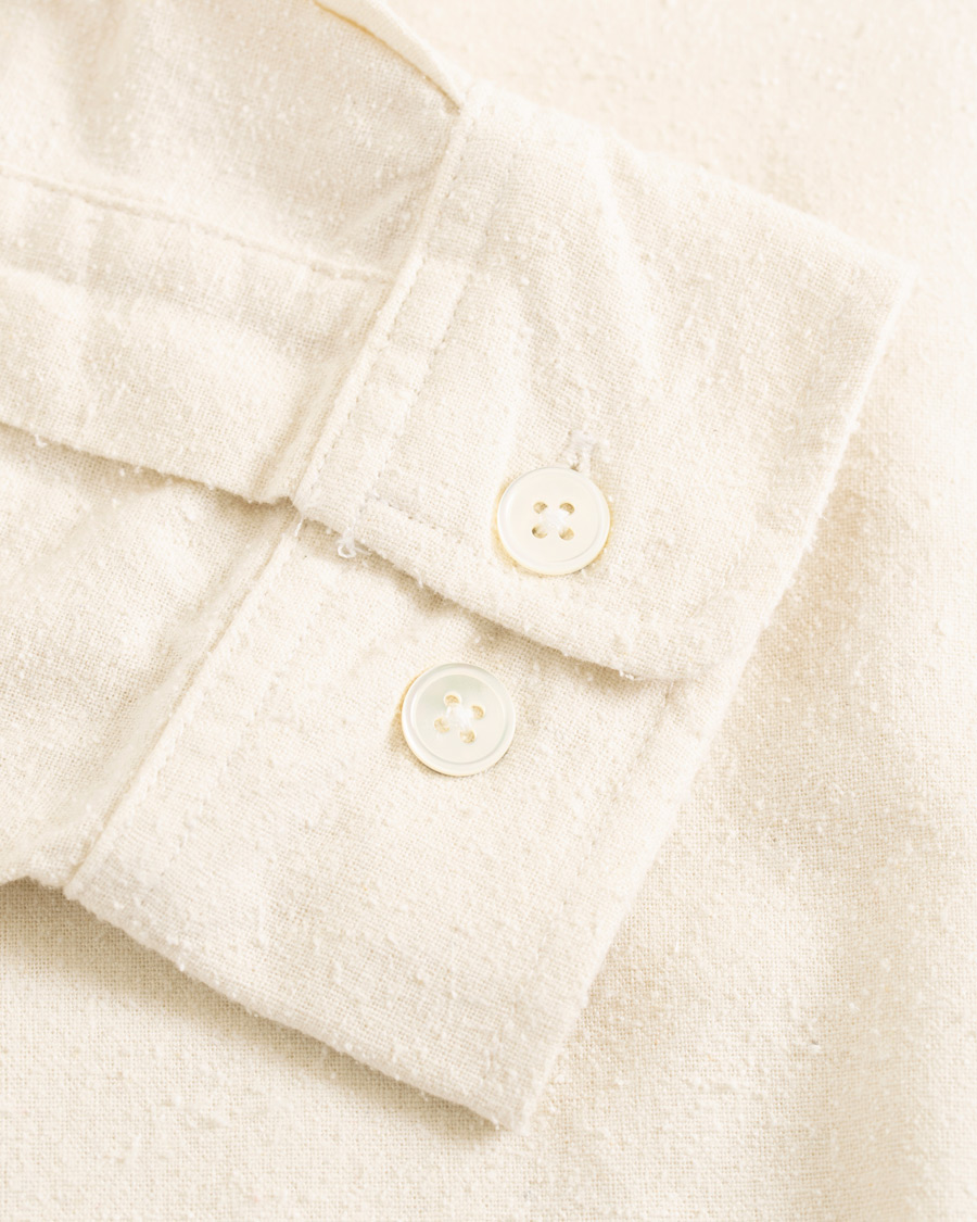 Homme | Chemises | NN07 | Alberto Silk Nep Shirt Ivory