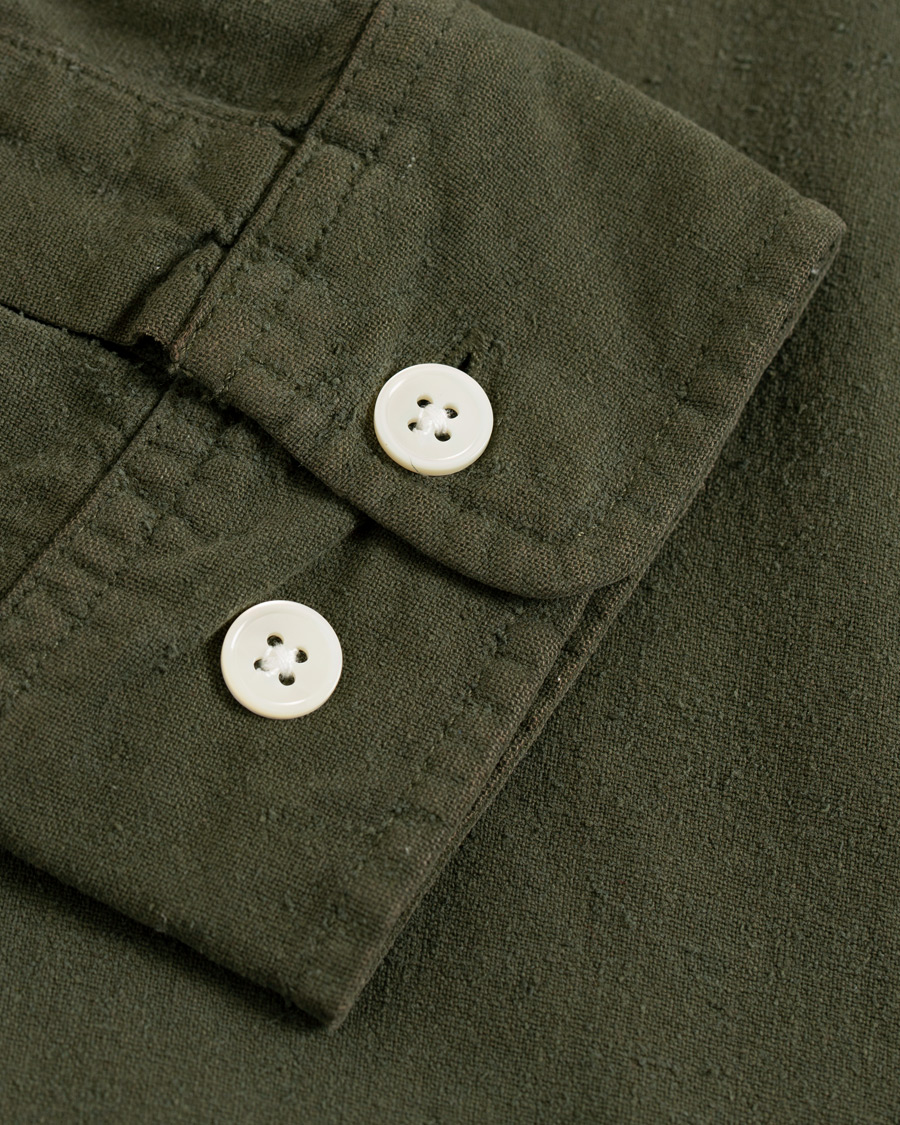 Homme | Chemises | NN07 | Alberto Silk Nep Shirt Deep Green