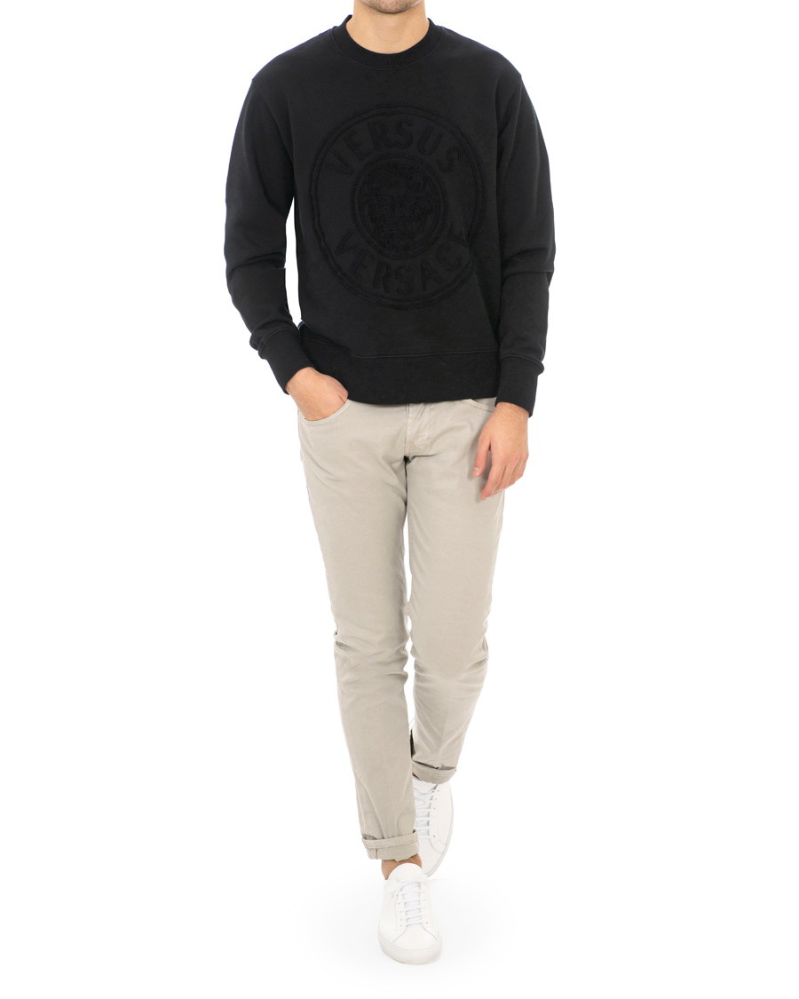 Homme | Pulls Et Tricots | Versus Versace | Logo Sweatshirt Black