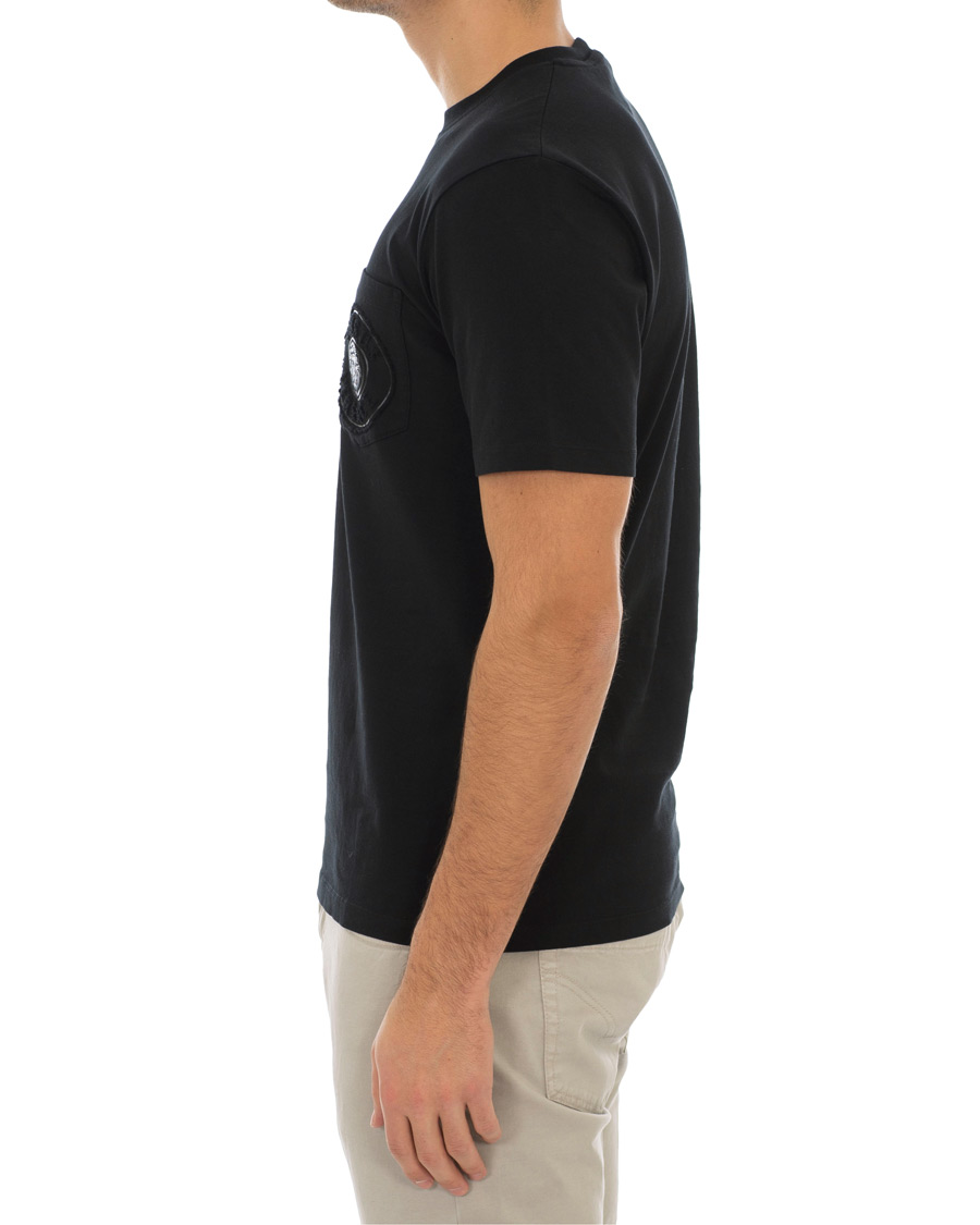 Homme | T-shirts | Versus Versace | Pocket Logo Tee Black