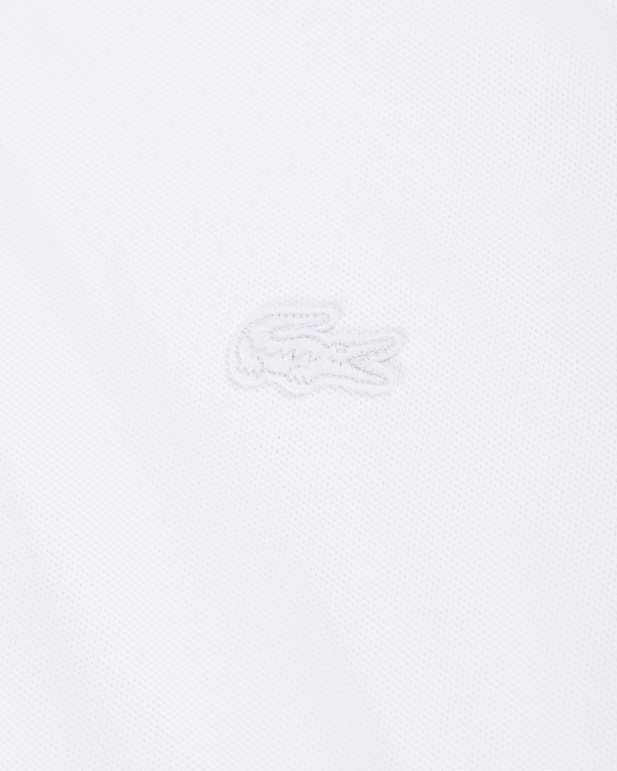 Homme | Polos | Lacoste | Regular Fit Tonal Crocodile Poloshirt White