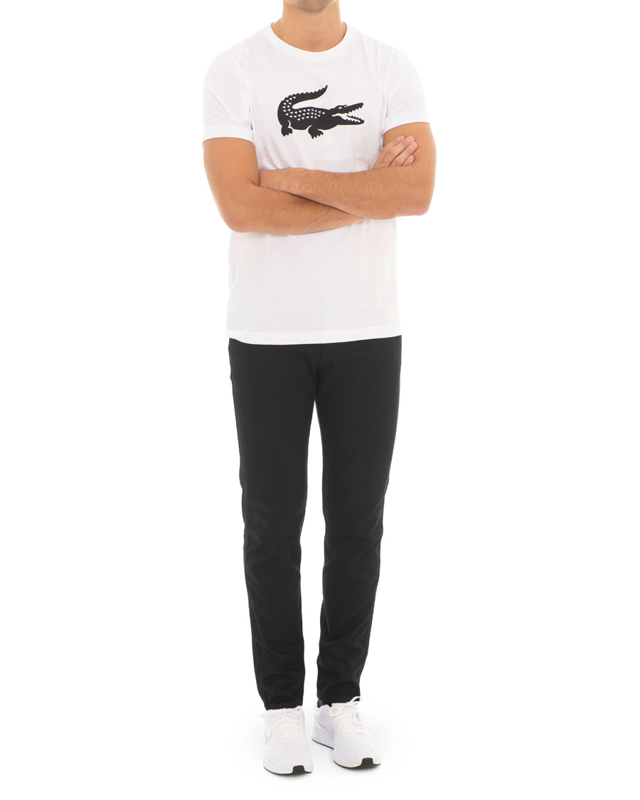 Homme | T-shirts | Lacoste | Logo Croc T-Shirt White