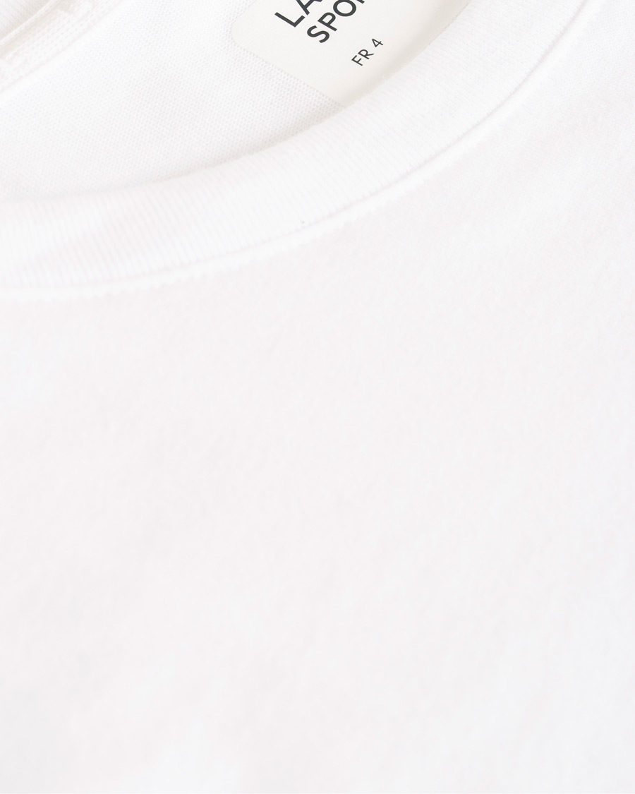 Homme | T-shirts | Lacoste | Logo Croc T-Shirt White