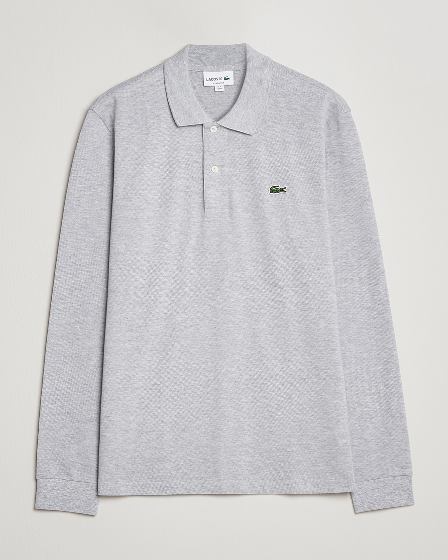 Heren | Polo's | Lacoste | Long Sleeve Original Polo Grey