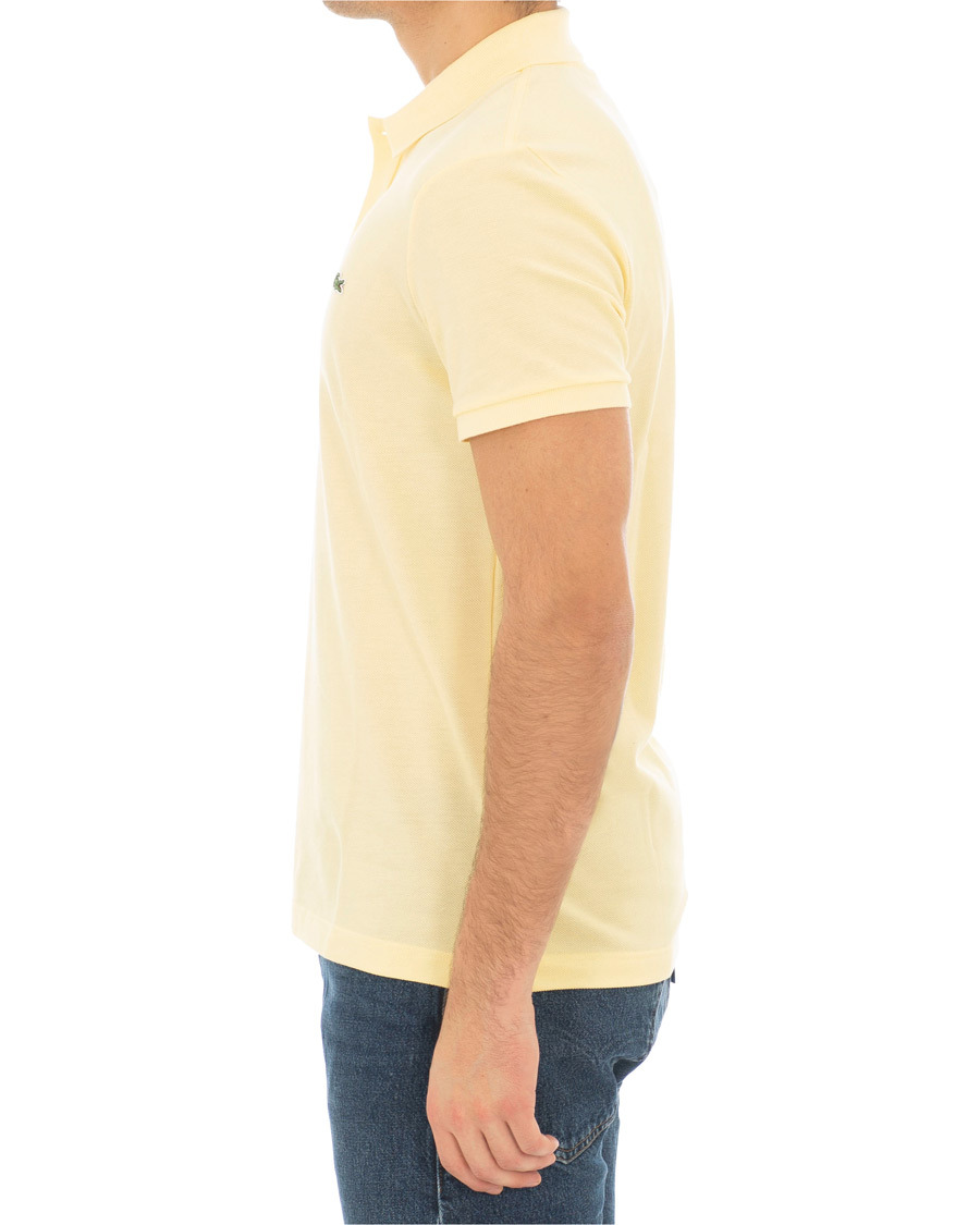 Homme | Polos | Lacoste | Slim Fit Polo Piké Napolitan Yellow