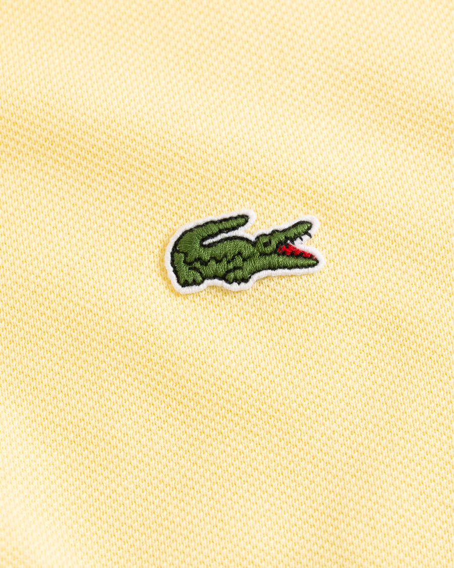 Homme | Polos | Lacoste | Slim Fit Polo Piké Napolitan Yellow