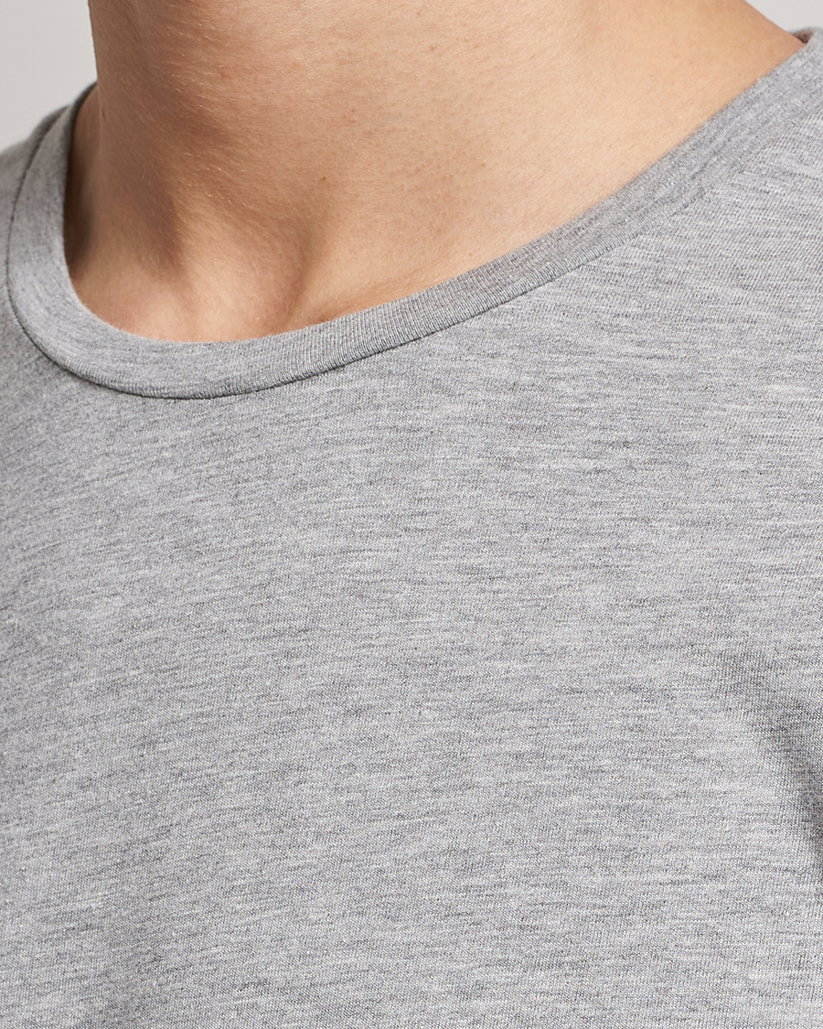 Homme | T-shirts | Samsøe Samsøe | Kronos Crew Neck Tee Light Grey Melange