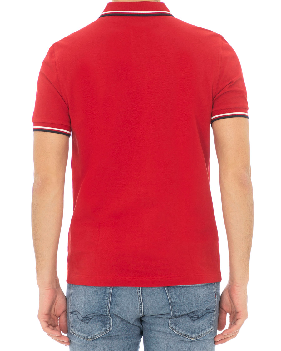Homme | Polos | Fred Perry | Twin Tip Polo Bright Red