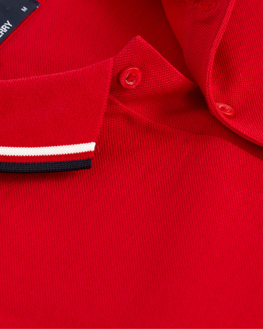 Homme | Polos | Fred Perry | Twin Tip Polo Bright Red