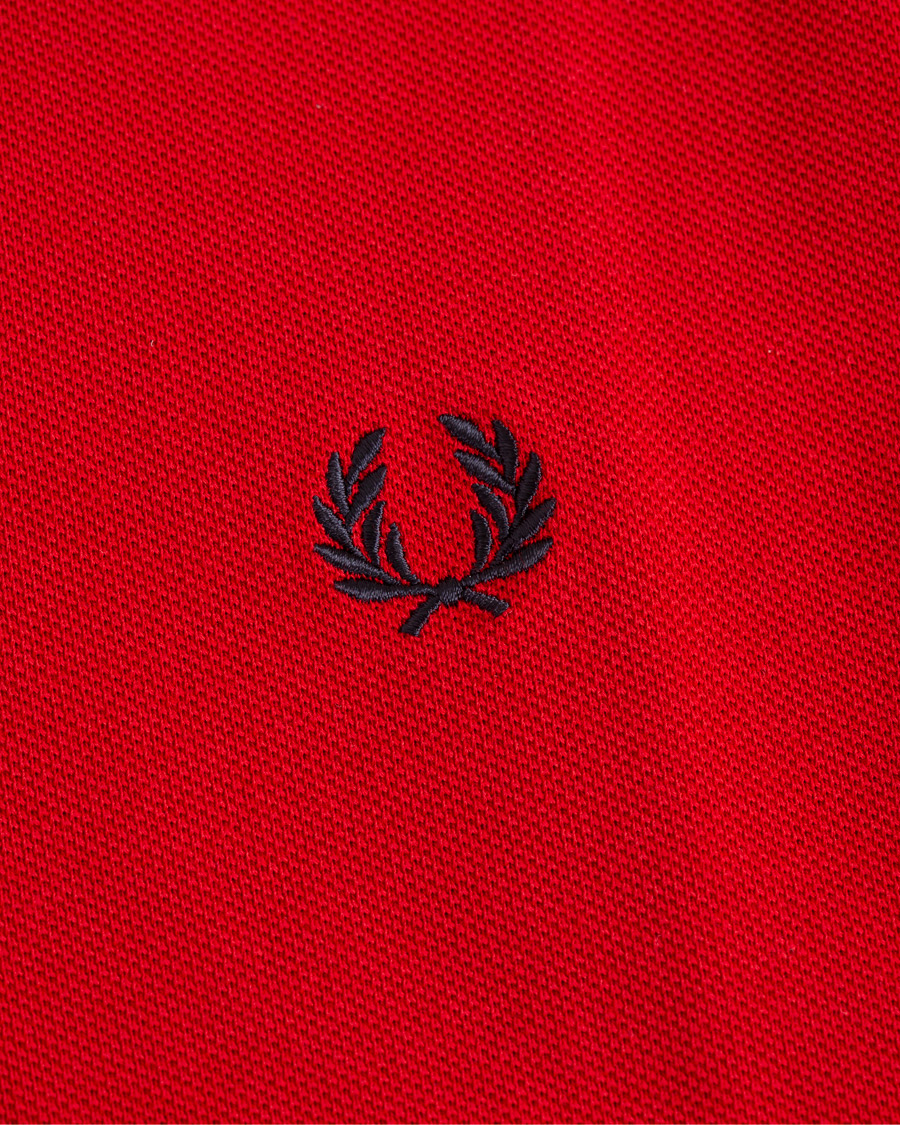 Homme | Polos | Fred Perry | Twin Tip Polo Bright Red