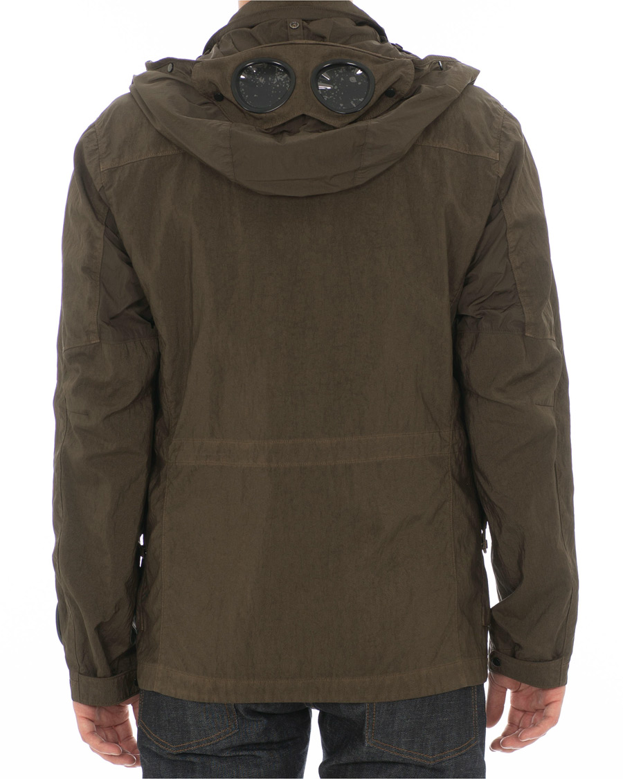 Homme | Manteaux Et Vestes | C.P. Company | Garment Dyed Quartz Goggle Jacket Dark Green