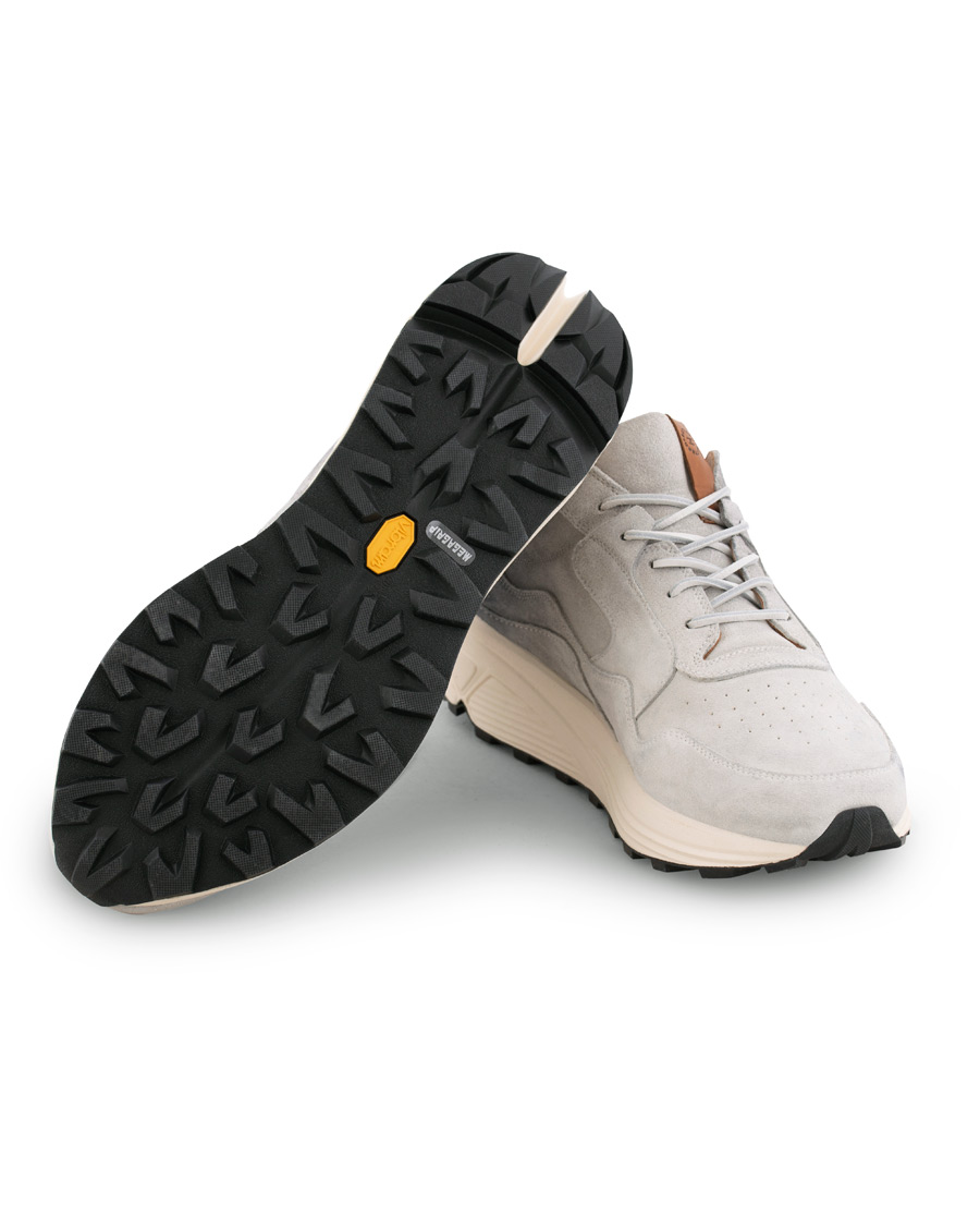 Heren | Buttero Vinci Vintage Running Suede Sneaker Bianco | Buttero | Vinci Vintage Running Suede Sneaker Bianco