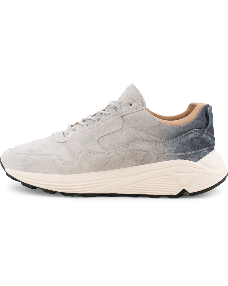 Heren | Buttero Vinci Vintage Running Suede Sneaker Bianco | Buttero | Vinci Vintage Running Suede Sneaker Bianco