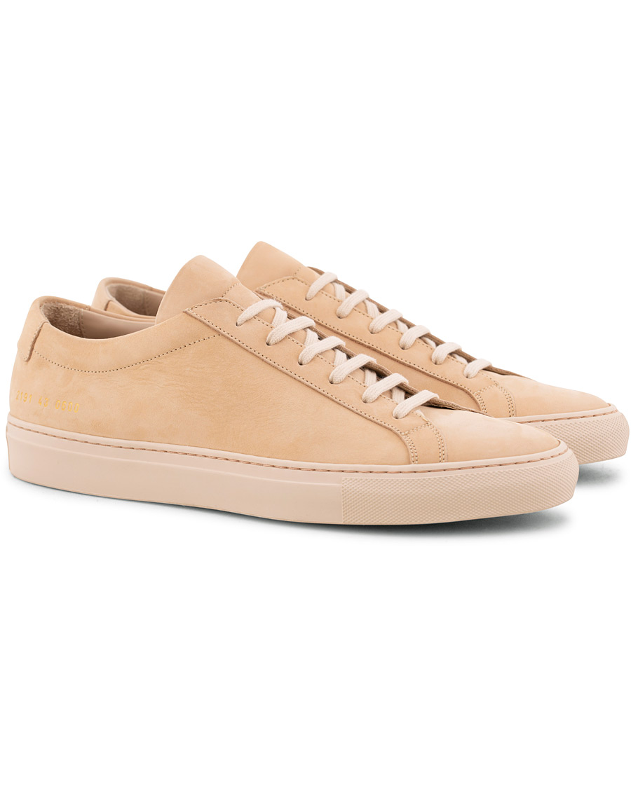 Homme | Common Projects Original Achilles Sneaker Light Pink Nubuck | Common Projects | Original Achilles Sneaker Light Pink Nubuck