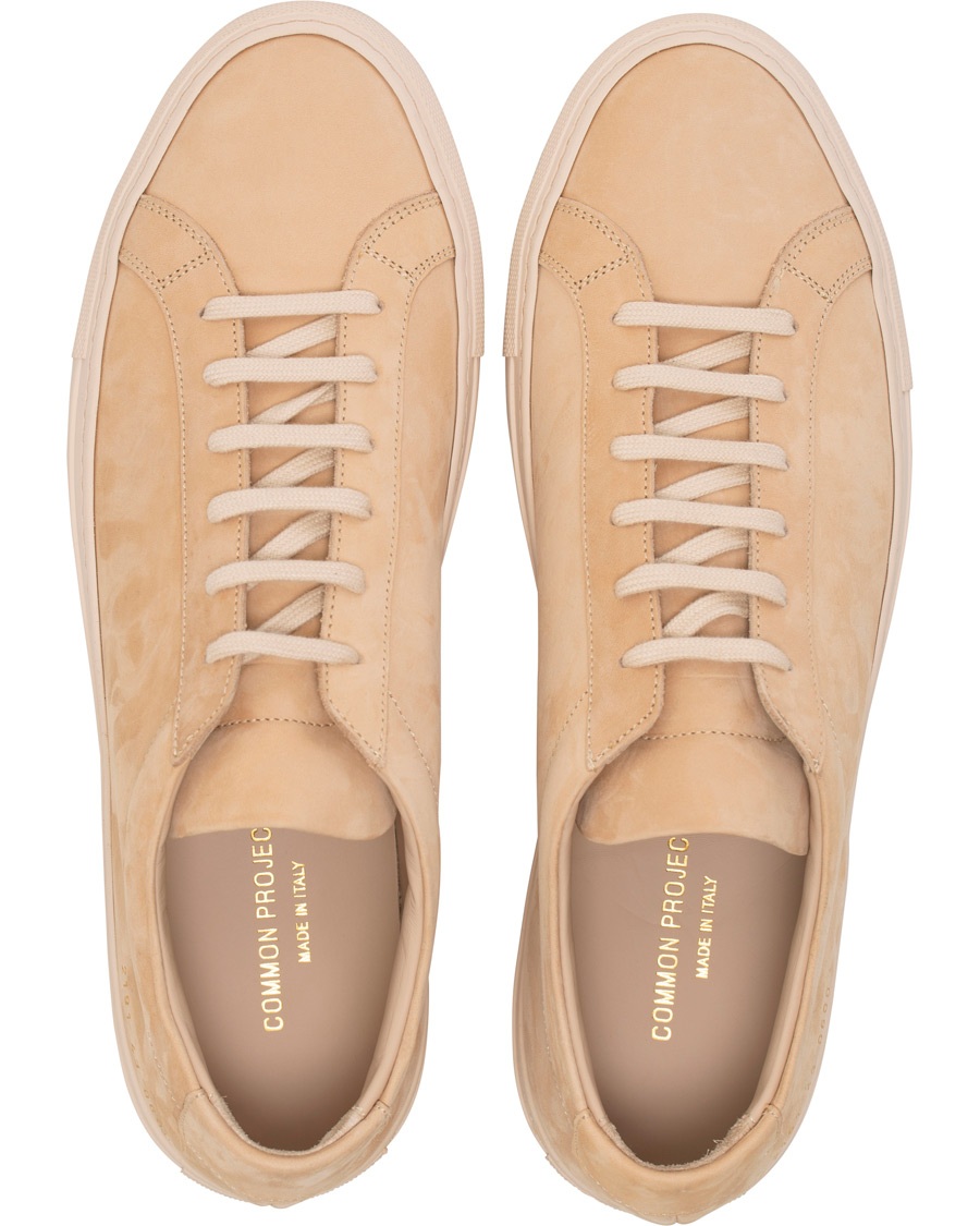 Homme | Common Projects Original Achilles Sneaker Light Pink Nubuck | Common Projects | Original Achilles Sneaker Light Pink Nubuck