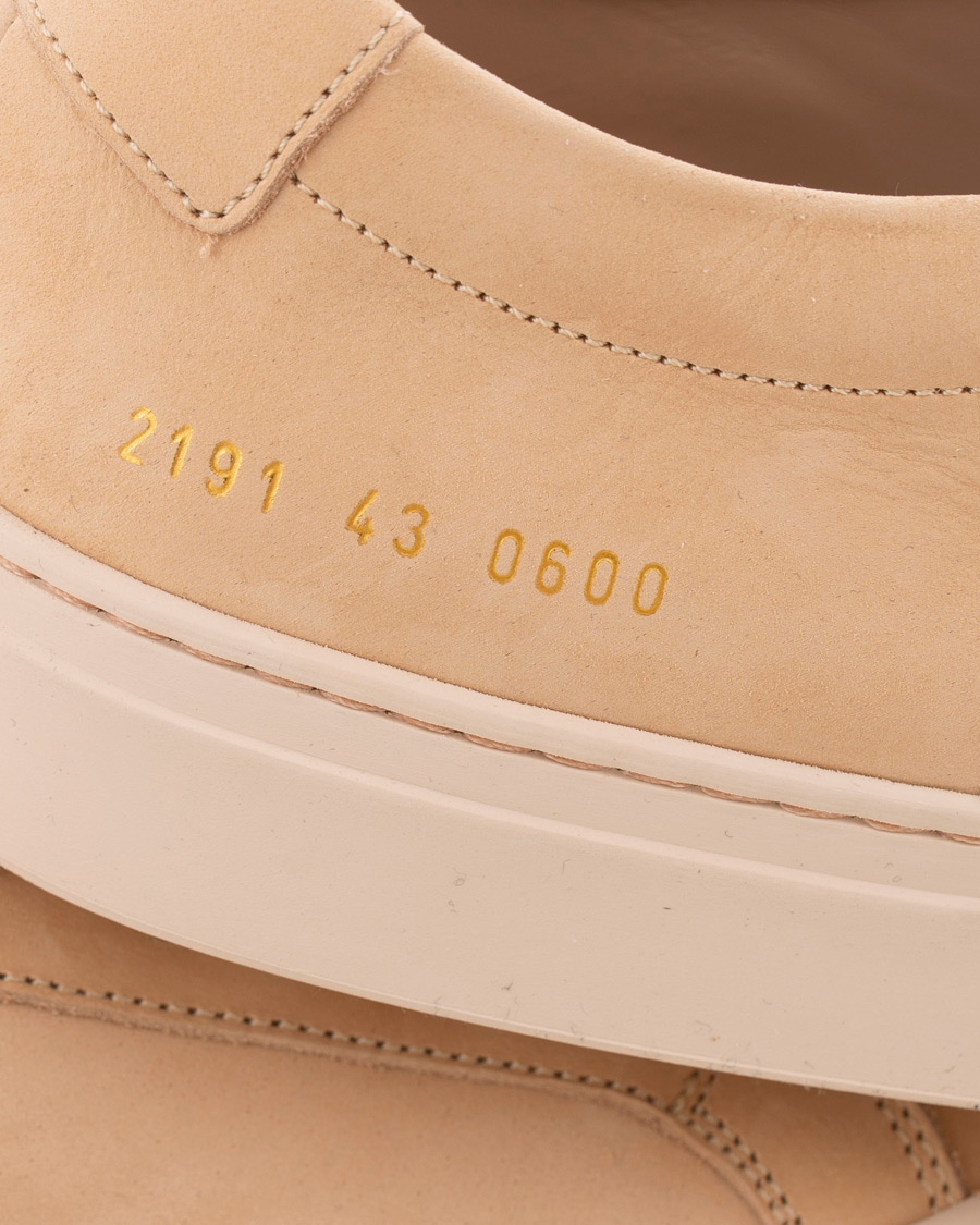 Homme | Common Projects Original Achilles Sneaker Light Pink Nubuck | Common Projects | Original Achilles Sneaker Light Pink Nubuck