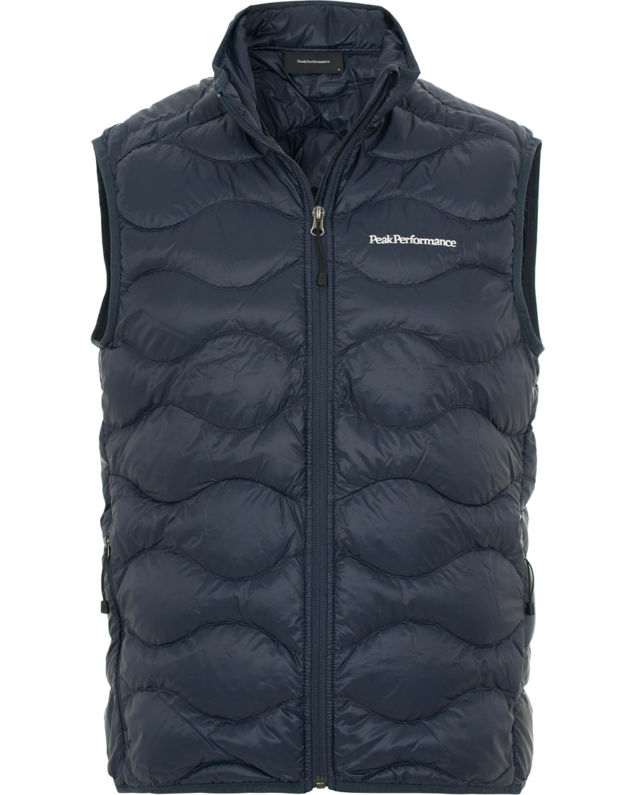 Homme | Manteaux Et Vestes | Peak Performance | Helium Vest Blue Shadow